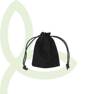 Organic Biodegradable Range: CDB710 Black Cotton Drawstring