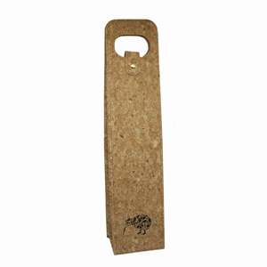Cork: Cork Foldable Wine Bag - Printed with Kiwi Design