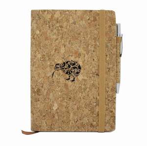 Cork A5 Journal - Printed with Kiwi Design
