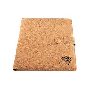 Cork A4 Folder/Compendium - Printed with Kiwi Design