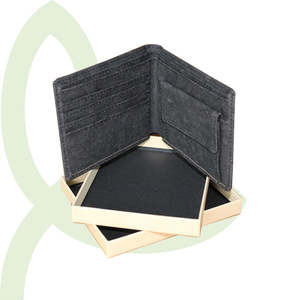 Cork: Black Cork Wallet