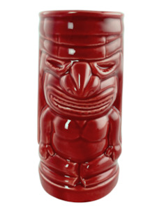 Glassware: Tiki Mug Chief Red