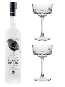 Gin: Black Robin Glassware Set