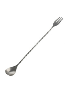 Barware: Trident Bar Spoon 30cm Steel