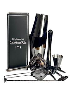 Baware: Complete Barware Set Black