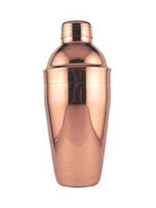 Cocktail Shakers: Cocktail Shaker 3 Piece Copper