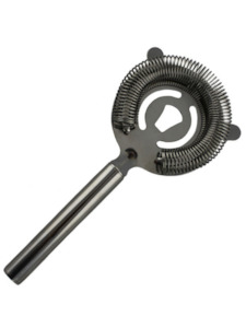 Cocktail Strainers: Hawthorne Strainer: Black