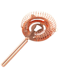 Cocktail Strainers: Hawthorne Strainer: Copper
