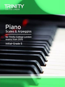 Trinity College Piano Scales & Arpeggios Initial - Grade 5 simplysheetmusic