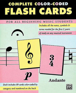 Alfred Colour Coded Flash Cards simplysheetmusic