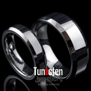 Products: Matching Tungsten Wedding Rings ZEPHYR by Simply Suave