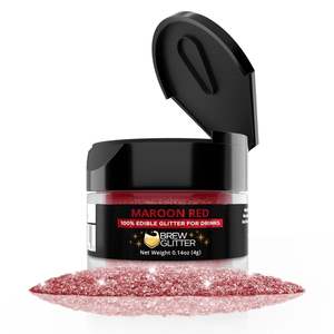 Brew Glitter: Brew Glitter Maroon Red 4g