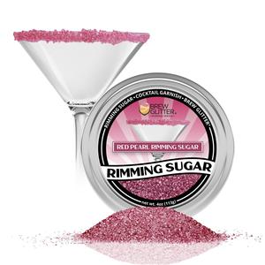 Rimming Sugar: Red Pearl Cocktail Rimming Sugar