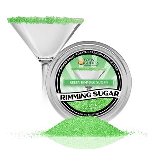Rimming Sugar: Green Cocktail Rimming Sugar