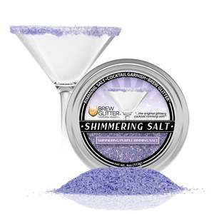 Rimming Salts: Shimmering Purple Cocktail Rimming Salt