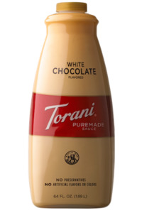 Torani Sauces: Torani Sauce White Chocolate 1.89l