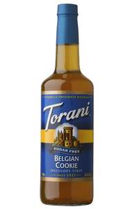 Torani Sugar Free Syrups: Torani Sugar Free Syrup Belgian Cookie 750ml