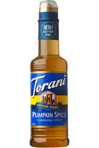 Torani Sugar Free Syrup Pumpkin Spice 375ml