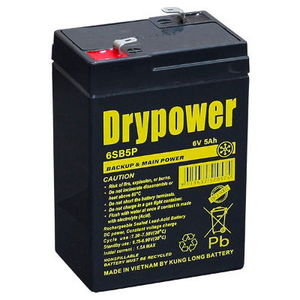 Drypower 6SB5P 6V Sealed Lead Acid Battery SIMPOWER