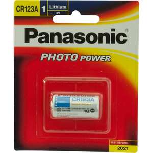Products: Panasonic CR-123AW/1BE Photo Lithium Battery SIMPOWER