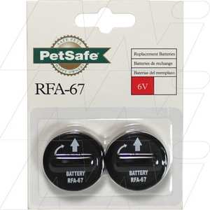 Products: RFA-67D PetSafe Deluxe Battery 6V LiMnO2 SIMPOWER