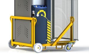 Wheelie Bin Ecosystem: DM-IRONMAN // Dumpmaster Ironman Kit, with heavy-duty guarding, fork pockets and lugs