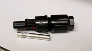 Male PV Waterproof Connector, 4mm