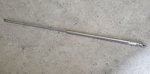 SS Gas Strut, 10mm rod, 450mm stroke, 450N, 10mm eye on rod, clevis on body (MDS)