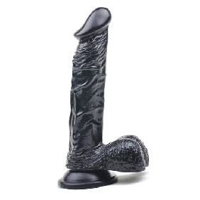 Dildos: Sinful 8.66 Inch Realistic Dildo with Balls | Black