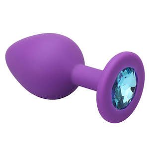 Silicone Butt Plug | Purple | Medium