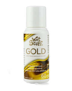 Better Sex Lube Pills: Wet Stuff Gold Waterbased Lubricant 60gm Bottle