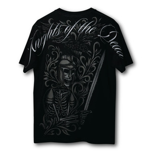 Tees: Skeleton Knight Black Tee