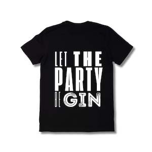 Merchendise: Let the Party Be-Gin Tee