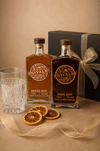 Gifts And Bundles: Chivalry Premium Rum Gift Box Bundle – Dark & Spiced Rum Gift Set
