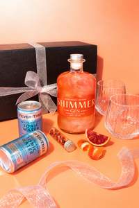 Gifts And Bundles: Orange Shimmer Gin Gift Box – Blood Orange & Red Bush Gin Gift Set
