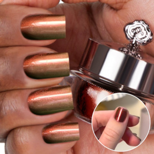 New Shades: Maroon - Shade Shift Metallic Nail Powder