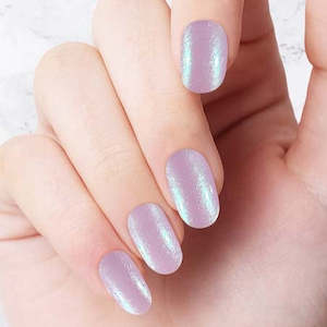 Sustainable Nails Home: Mottled pink Glazed - Oval Sustainable Nails