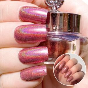 Best Selling Colours: Pink Shatter - Holographic Nail Powder