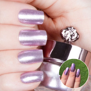 Nail Powders: Periwinkle - Metallic Nail Powder