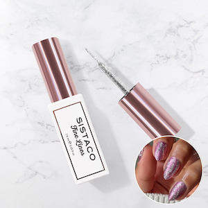 Liquids Base Top Coats: Fine Lines - Silver Glint