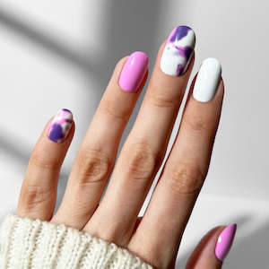 Whisper Mauve - Oval Sustainable Nails