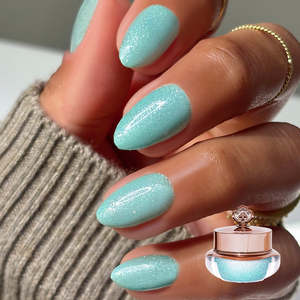 Nail Powders: Tiffany Shimmer - Matte Nail Powder
