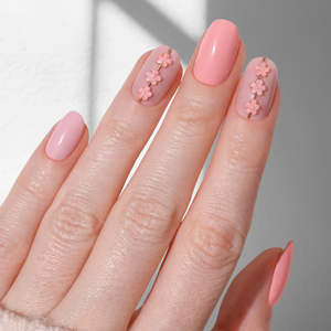 Press On Nails: Petal Pressed - Oval Sustainable Nails