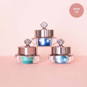 Nail Powders: Blue Bestsellers Trio + FREE APPLICATOR