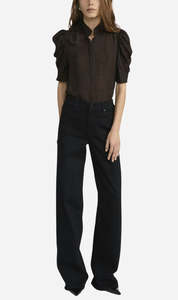 Frame Denim: Frame Denim | The Gillian Top - Leopard