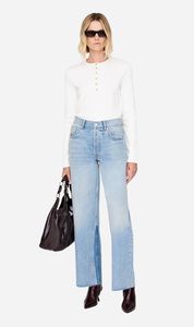 Last Ones: Anine Bing | Alessia Long Sleeve Tee - Ivory