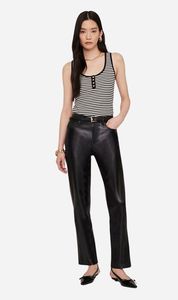 Last Ones: Anine Bing | Alessia Tank - Cream & Black Stripe