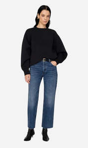 Anine Bing | Alto Sweatshirt Framed Monogram - Black