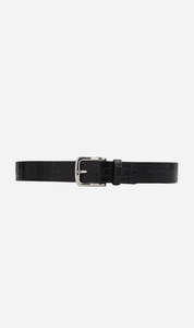A Emery: A.Emery | Leroy Belt - Black Embossed Croc