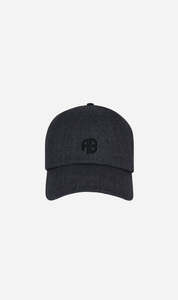 Anine Bing | Jeremy Baseball Cap AB - Dark Heather Grey Wool